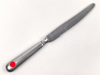 Messer von der Waffen SS aus Metall, am Griff die Runen im Kreis,  Gesamtlänge ca. 25 cm