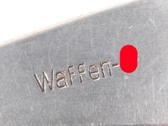 Löffel von der Waffen SS aus Eisen, Gesamtlänge ca. 22 cm