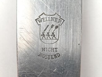 Messer Reichswerke Hermann Göring aus Metall, Gesamtlänge ca. 21 cm