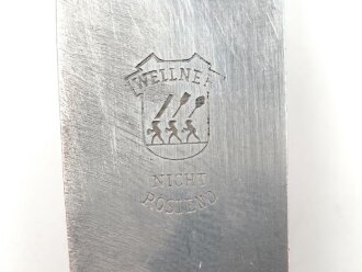 Messer Reichswerke Hermann Göring aus Metall, Gesamtlänge ca. 21 cm