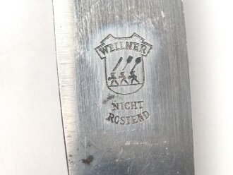 Messer Reichswerke Hermann Göring aus Metall, Gesamtlänge ca. 21 cm