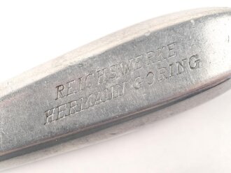 Messer Reichswerke Hermann Göring aus Metall, Gesamtlänge ca. 21 cm