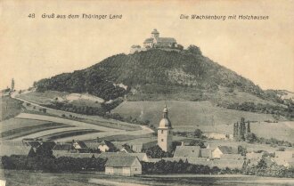 Ansichtskarte "Die Wachsenburg mit Holzhausen"