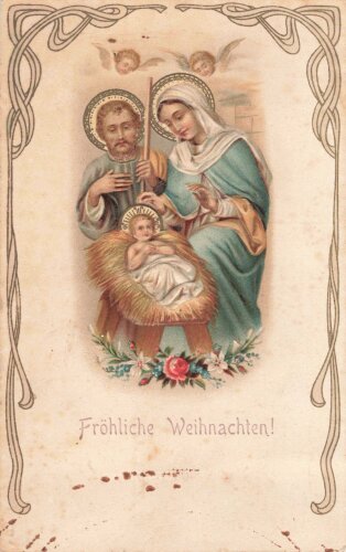 Ansichtskarte "Fröhliche Weihnachten"