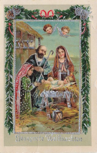 Ansichtskarte "Gesegnete Weihnachten"
