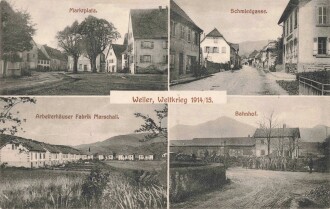 Ansichtskarte "Weiler, Weltkrieg 1914/15"