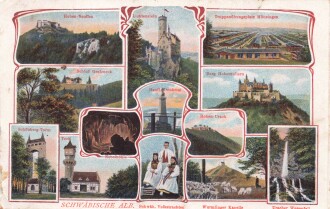 Ansichtskarte "Schwäbische Alb"