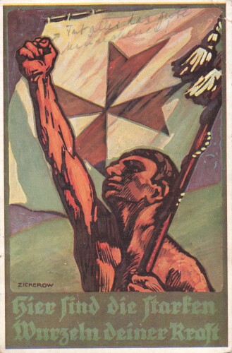 Ansichtskarte "Hier sind die Starken Wurzeln deiner Kraft"