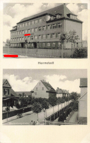 Ansichtskarte "Herrnstadt"