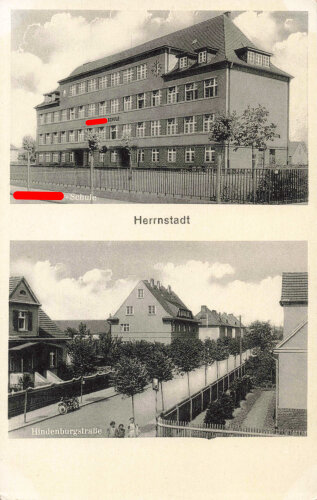 Ansichtskarte "Herrnstadt"