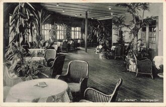 Ansichtskarte "D. Bremen - Wintergarten"