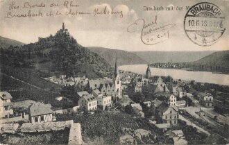 Ansichtskarte "Braubach mit der Marksburg"