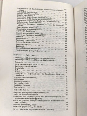 "Uniformen der Deutschen Wehrmacht einschließlich Ausrüstung und Seitenwaffen" ca. 200 Seiten, über DIN A5, gebraucht