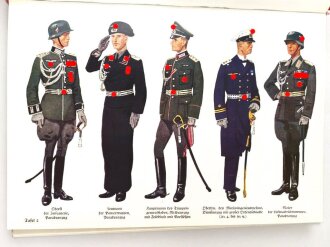 "Uniformen der Deutschen Wehrmacht einschließlich Ausrüstung und Seitenwaffen" ca. 200 Seiten, über DIN A5, gebraucht