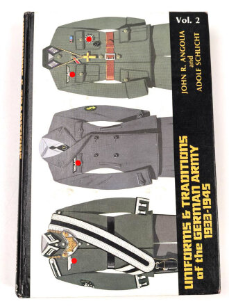 "Uniforms und Traditions of the German Army 1933-+1945, Vol. 2" DIN A5, 415 Seiten, gebraucht, englisch