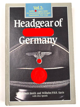 "Headgear of Hitlers Germany, Vol. 2" DIN A5, 336 Seiten, gebraucht, englisch