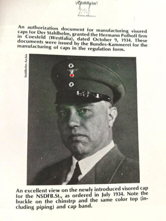 "Headgear of Hitlers Germany, Vol. 2" DIN A5, 336 Seiten, gebraucht, englisch