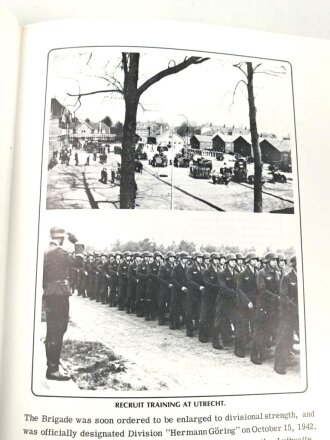 "Hermann Göring from Regiment to Fallschirmpanzerkorps" DIN A5, 208 Seiten, gebraucht, englisch