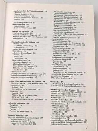 "Die Deutsche Wehrmacht, Uniformierung und Ausrüstung 1933-1945, Band 1 -Das Heer" DIN A5, 598 Seiten, gebraucht