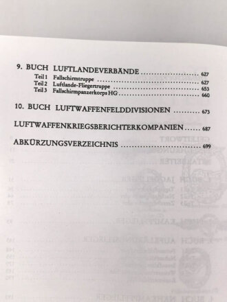 "Die Verbände der Luftwaffe 1935-1945" DIN A5, 703 Seiten, gebraucht