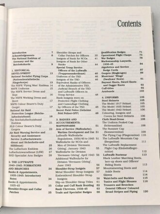 "Uniforms and Insignia of the Luftwaffe Volume 2: 1940-1945" DIN A4, 320 Seiten, gebraucht, englisch
