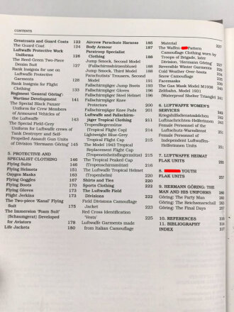 "Uniforms and Insignia of the Luftwaffe Volume 2: 1940-1945" DIN A4, 320 Seiten, gebraucht, englisch