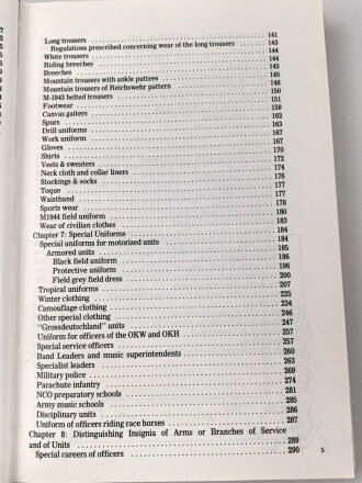 "Uniforms und Traditions of the German Army 1933-1945, Vol. 1" DIN A5, 415 Seiten, stark gebraucht, englisch