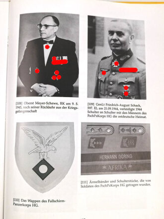 "Fallschirmpanzerkorps Hermann Göring" DIN A5, 502 Seiten, gebraucht, englisch