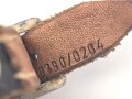 Stahlhelm Kinnriemen Wehrmacht, neuzeitliche Fertigung. Ungereinigt