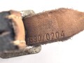 Stahlhelm Kinnriemen Wehrmacht, neuzeitliche Fertigung. Ungereinigt