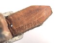 Stahlhelm Kinnriemen Wehrmacht, neuzeitliche Fertigung. Ungereinigt
