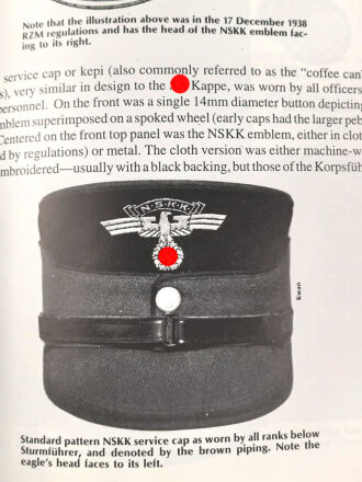 "NSKK NSFK Uniforms, Organisation & History" DIN A5, 464 Seiten, gebraucht, englisch