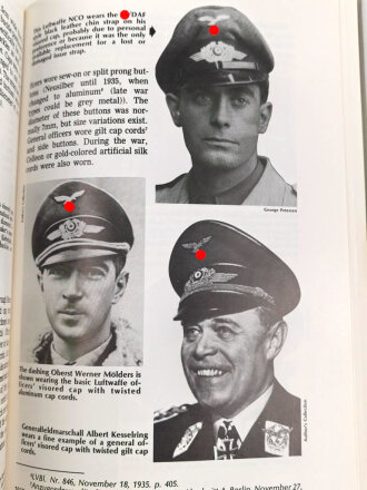 "Headgear of Hitlers Germany, Vol. 1" DIN A5, 350 Seiten, gebraucht, englisch