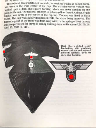 "Headgear of Hitlers Germany, Vol. 1" DIN A5, 350 Seiten, gebraucht, englisch