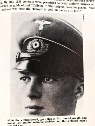 "Headgear of Hitlers Germany, Vol. 1" DIN A5, 350 Seiten, gebraucht, englisch