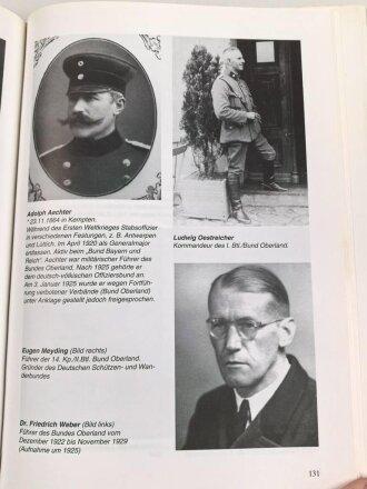 "Für das Stolze Edelweiß" Bild- und Textband zur Geschichte von Freikorps Oberland und Bund Oberland, 191 Seiten, DIN A4, gebraucht