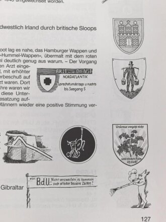 Embleme, Wappen, Malings deutscher U-Boote 1939-1945" 227 Seiten, DIN A4, gebraucht