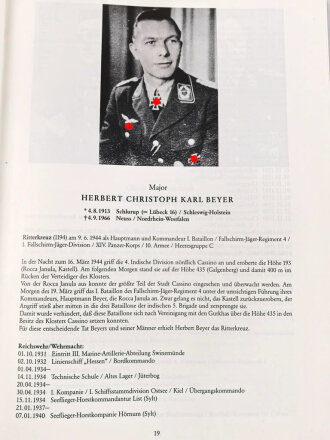 "Die Ritterkreuzträger der Deutschen Wehrmacht 1939-1945, Teil II: Fallschirmjäger" 442 Seiten, DIN A4, gebraucht