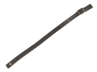 Stahlhelm Kinnriemen Wehrmacht, neuzeitliche Fertigung. Ungereinigt
