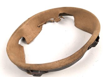 Innenfutter für einen Tropenhelm der Wehrmacht. Kopfgrösse 54, Lagerschaden