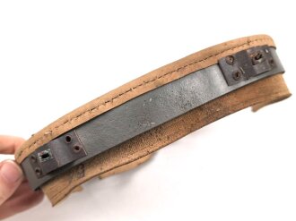 Innenfutter für einen Tropenhelm der Wehrmacht. Kopfgrösse 54, Lagerschaden