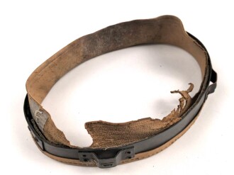 Innenfutter für einen Tropenhelm der Wehrmacht. Kopfgrösse 54, Lagerschaden