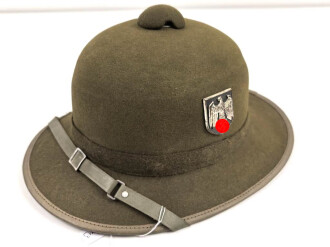 Tropenhelm für Angehörige des Heeres. Guter Gesamtzustand, Kopfgrösse 56, Ausführung in Filz