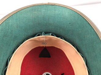 Tropenhelm für Angehörige des Heeres. Guter Gesamtzustand, Kopfgrösse 56, Ausführung in Filz