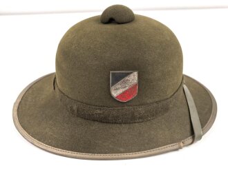 Tropenhelm für Angehörige des Heeres. Guter Gesamtzustand, Kopfgrösse 56, Ausführung in Filz