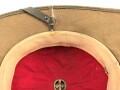 Afrikakorps, Tropenhelm für Angehörige des Heeres. Getragenes Stück, Kopfgrösse 56, Hersteller " Clemes Wagner"