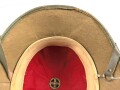 Afrikakorps, Tropenhelm für Angehörige des Heeres. Getragenes Stück, Kopfgrösse 56, Hersteller " Clemes Wagner"