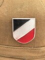 Afrikakorps, Tropenhelm für Angehörige des Heeres. Getragenes Stück, Kopfgrösse 56, Hersteller " Clemes Wagner"