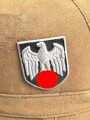 Afrikakorps, Tropenhelm für Angehörige des Heeres. Getragenes Stück, Kopfgrösse 56, Hersteller " Clemes Wagner"