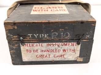 Großbritannien, Royal Air Force, Luftwaffe Kompass Type P 10. Guter Zustand, im originalen Transportkasten. Höchstwahrscheinlich aus der Zeit des 2. Weltkrieg. Ungereinigtes Stück